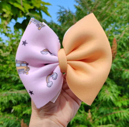 Busses and Rainbows Hairbow