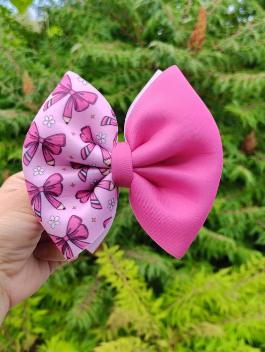 Pink Pencil Bow